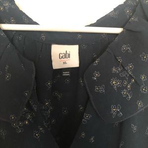 Cabi Navy Floral Tank